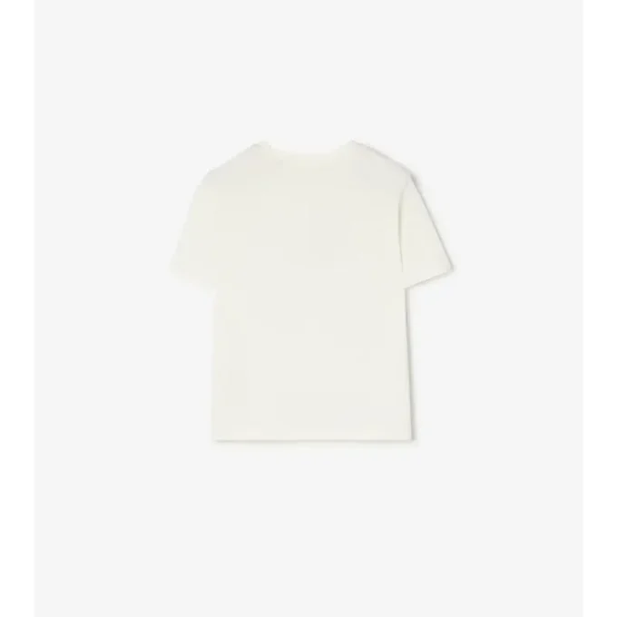 Bawełniany T-shirt z nadrukiem rycerza