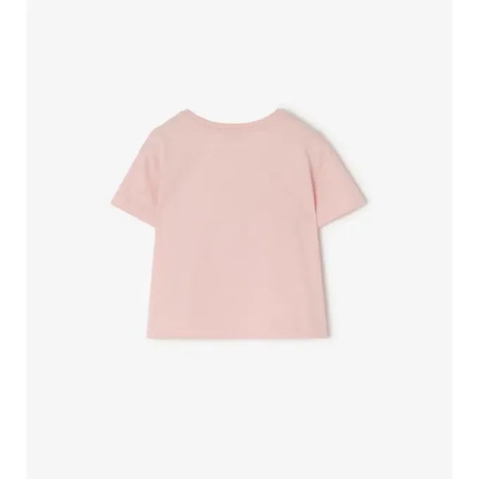 Bawełniany T-shirt z nadrukiem rycerza