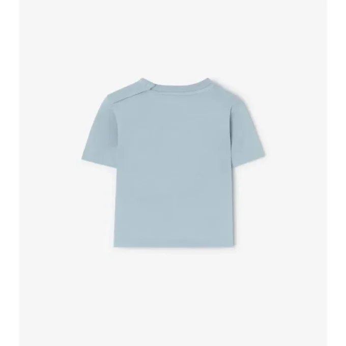Bawełniany T-shirt z nadrukiem rycerza