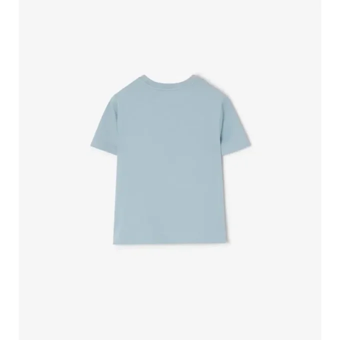 Bawełniany T-shirt z nadrukiem rycerza