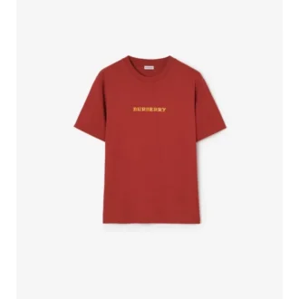 Bawełniany T-shirt z tradycyjnym logo Bawełniany T-shirt z tradycyjnym logo