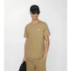 Bawełniany T-shirt z wykończeniem w kratę Bawełniany T-shirt z wykończeniem w kratę