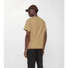 Bawełniany T-shirt z wykończeniem w kratę Bawełniany T-shirt z wykończeniem w kratę