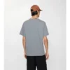 Bawełniany T-shirt z wykończeniem w kratę Bawełniany T-shirt z wykończeniem w kratę