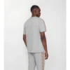 Bawełniany T-shirt z wykończeniem w kratę Bawełniany T-shirt z wykończeniem w kratę