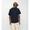 Bawełniany T-shirt z wykończeniem w kratę Bawełniany T-shirt z wykończeniem w kratę
