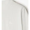 Bawełniany T-shirt z wykończeniem w kratę