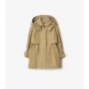 Bawełniany Trench Coat z kapturem Bawełniany Trench Coat z kapturem
