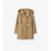 Bawełniany Trench Coat z kapturem Bawełniany Trench Coat z kapturem