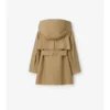 Bawełniany Trench Coat z kapturem Bawełniany Trench Coat z kapturem