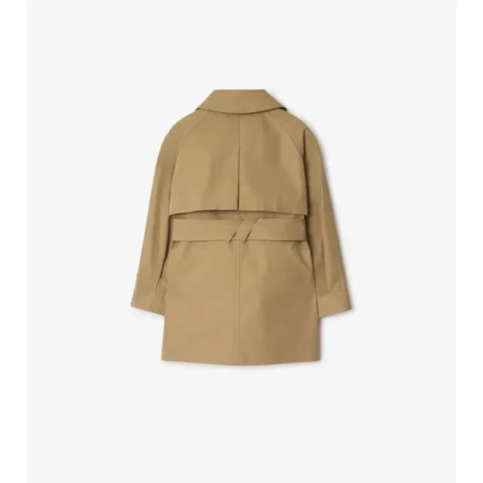 Bawełniany Trench Coat z kapturem Bawełniany Trench Coat z kapturem