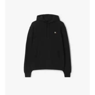 Bluza EKD z kapturem z bawełny z pętelkowym wykończeniem i haftem krzyżykowym Bluza EKD z kapturem z bawełny z pętelkowym wykończeniem i haftem krzyżykowym