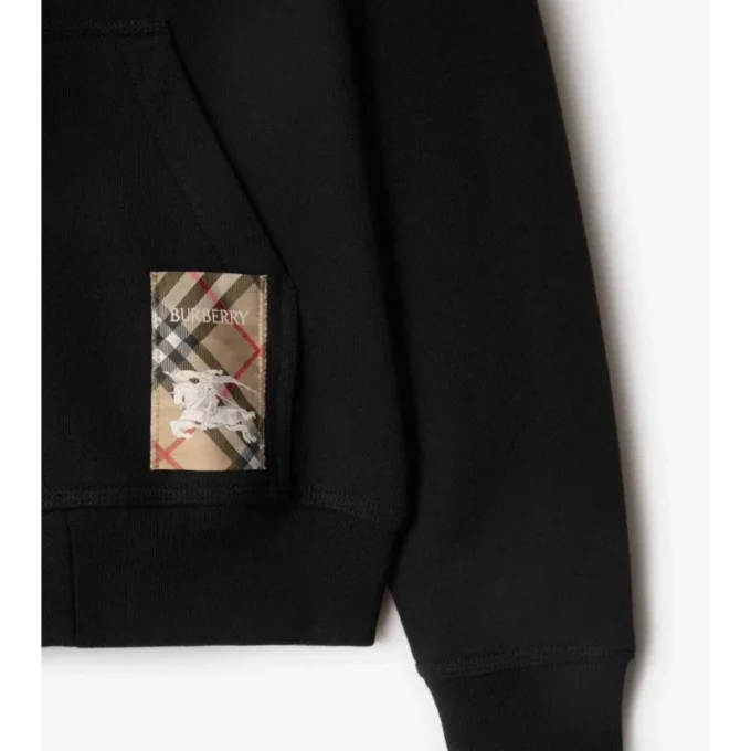 Bluza z kapturem i zamkiem, z bawełny w kratę Bluza z kapturem i zamkiem, z bawełny w kratę