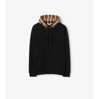 Bluza z kapturem w kratę Bluza z kapturem w kratę