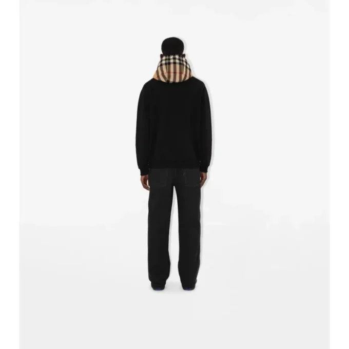 Bluza z kapturem w kratę