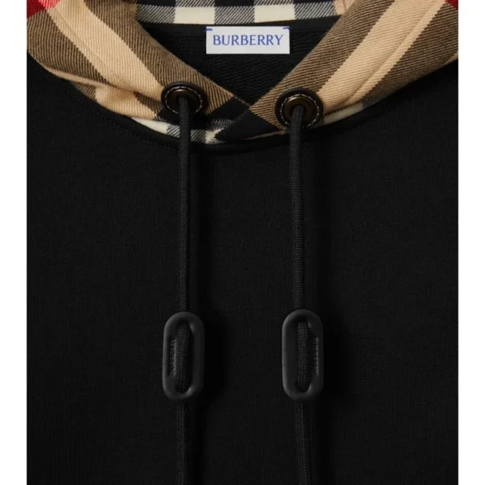 Bluza z kapturem w kratę