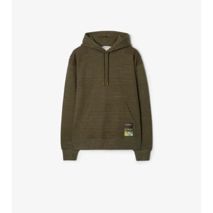 Bluza z kapturem z bawełny Landscape Label