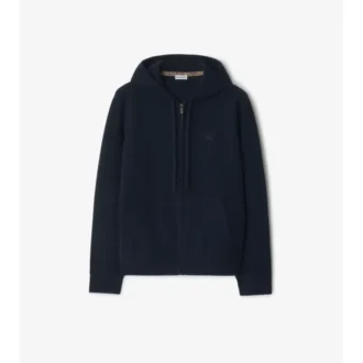 Bluza z kapturem z mieszanki kaszmiru