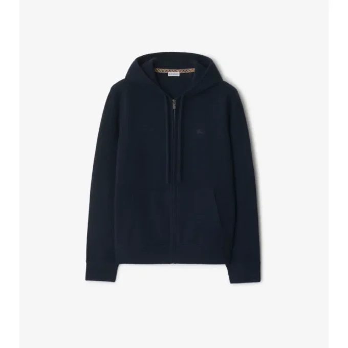 Bluza z kapturem z mieszanki kaszmiru Bluza z kapturem z mieszanki kaszmiru