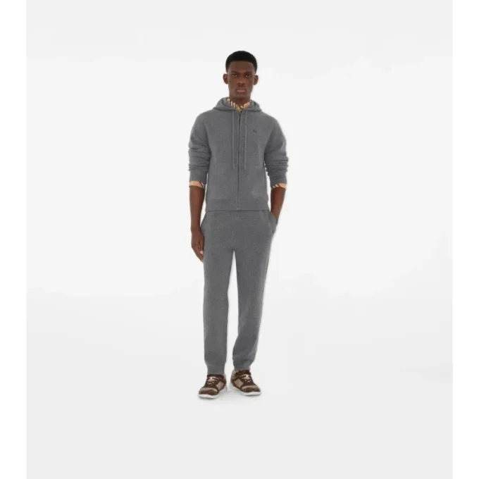 Bluza z kapturem z mieszanki kaszmiru Bluza z kapturem z mieszanki kaszmiru