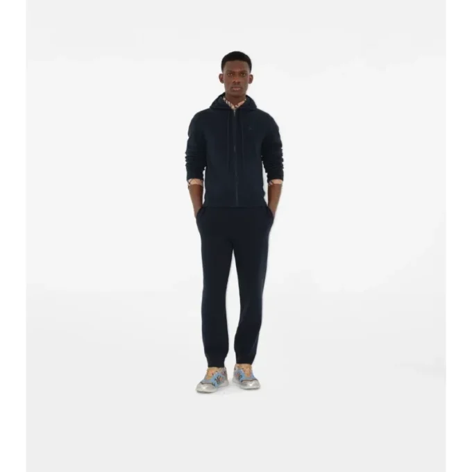 Bluza z kapturem z mieszanki kaszmiru Bluza z kapturem z mieszanki kaszmiru
