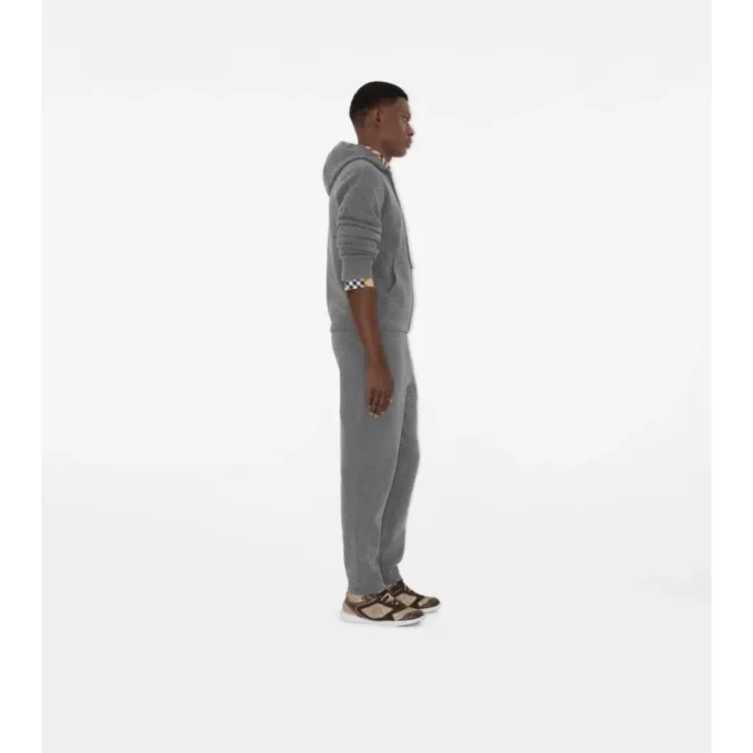 Bluza z kapturem z mieszanki kaszmiru Bluza z kapturem z mieszanki kaszmiru