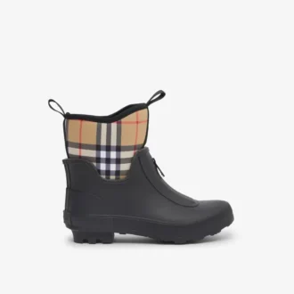 Buty z neoprenu i gumy w wzór Vintage Check