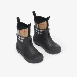 Buty z neoprenu i gumy w wzór Vintage Check