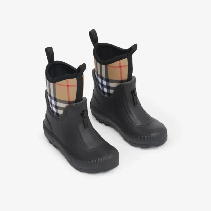 Buty z neoprenu i gumy w wzór Vintage Check Buty z neoprenu i gumy w wzór Vintage Check