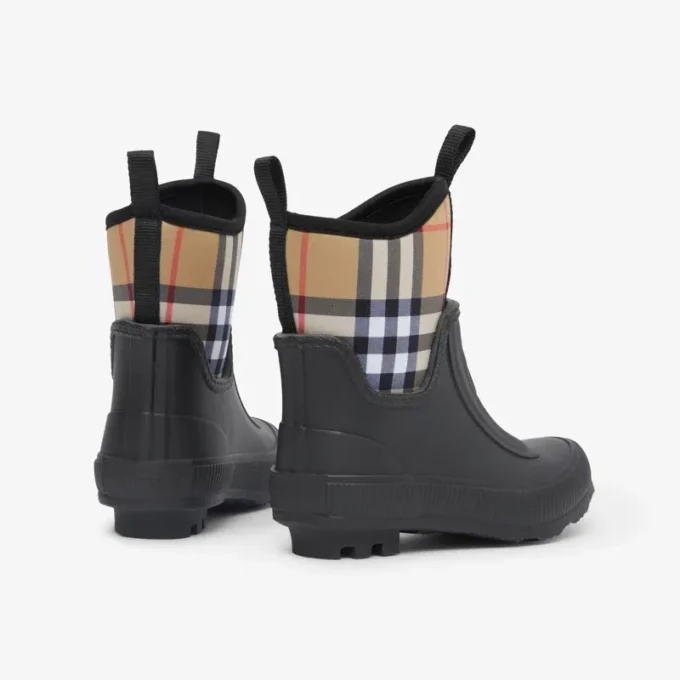 Buty z neoprenu i gumy w wzór Vintage Check Buty z neoprenu i gumy w wzór Vintage Check