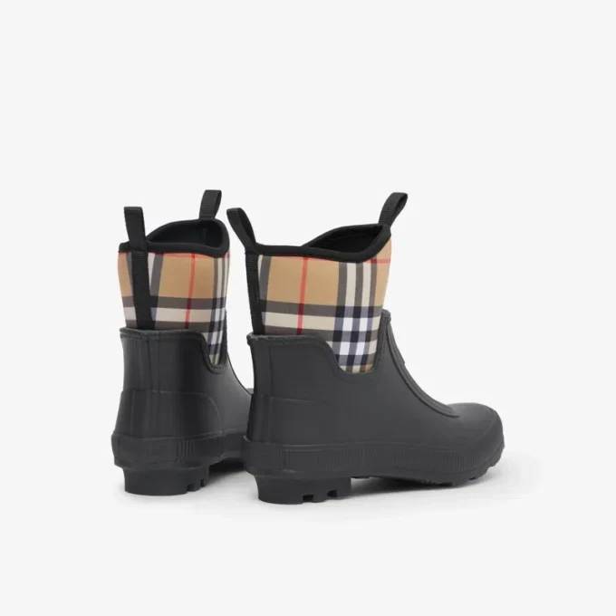 Buty z neoprenu i gumy w wzór Vintage Check
