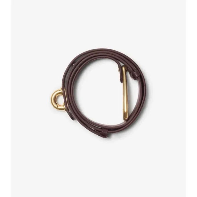 Cienki skórzany pasek typu bridle