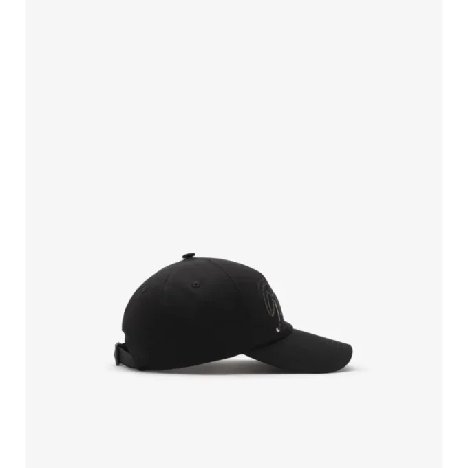 Czapka z daszkiem z Gabardine z logo w stylu kursywnym