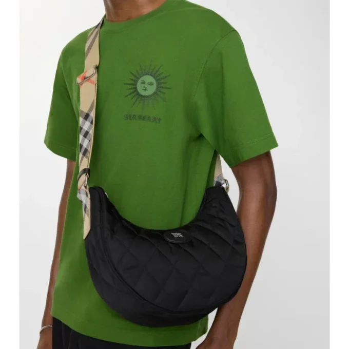 Duża torebka crossbody w kształcie podkowy