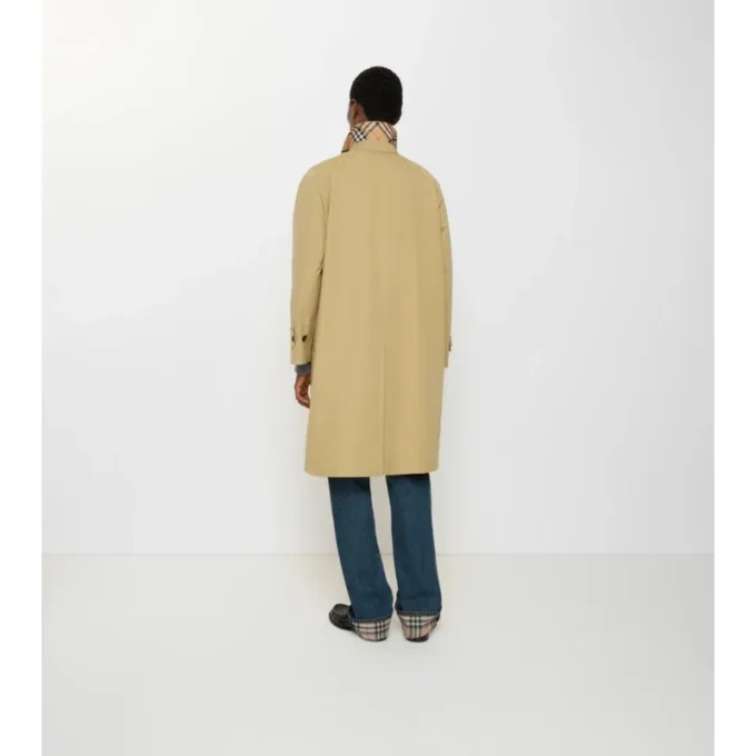 Długi Car Coat z bawełny Długi Car Coat z bawełny