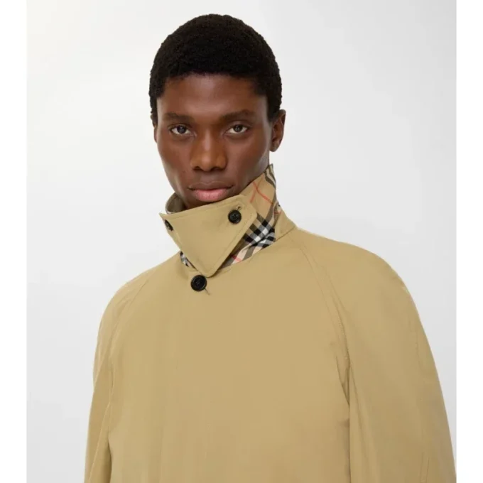 Długi Car Coat z bawełny Długi Car Coat z bawełny
