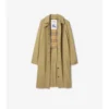 Długi Car Coat z bawełny Długi Car Coat z bawełny