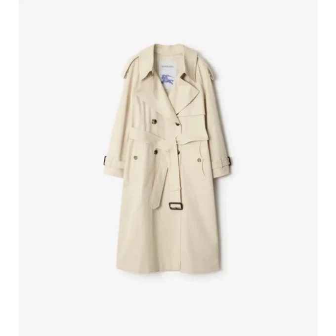 Długi Fitzrovia Trench Coat z gabardyny Długi Fitzrovia Trench Coat z gabardyny