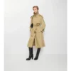 Długi Fitzrovia Trench Coat z gabardyny Długi Fitzrovia Trench Coat z gabardyny