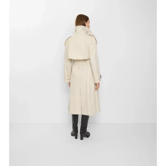 Długi Fitzrovia Trench Coat z gabardyny Długi Fitzrovia Trench Coat z gabardyny