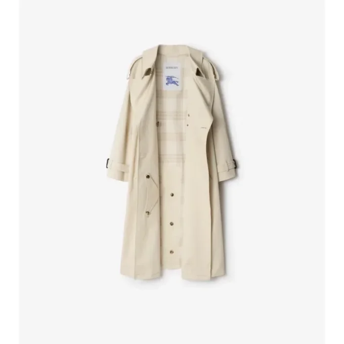 Długi Fitzrovia Trench Coat z gabardyny Długi Fitzrovia Trench Coat z gabardyny