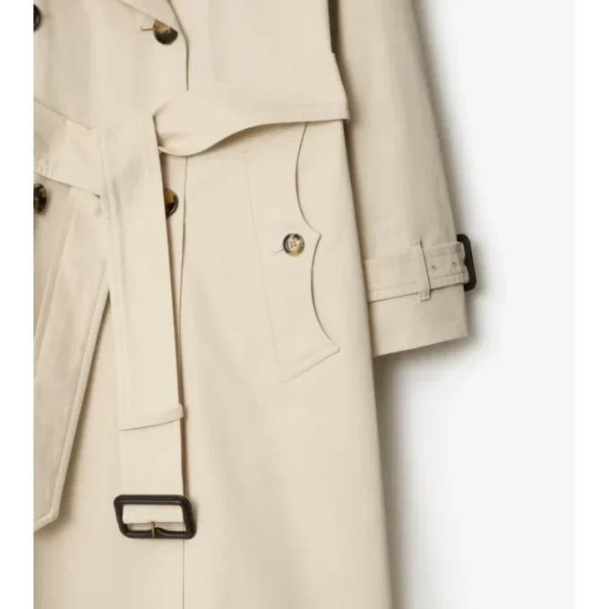 Długi Fitzrovia Trench Coat z gabardyny Długi Fitzrovia Trench Coat z gabardyny