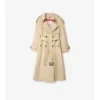 Długi Fitzrovia Trench Coat z gabardyny z ociepleniem Długi Fitzrovia Trench Coat z gabardyny z ociepleniem