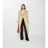 Długi Fitzrovia Trench Coat z gabardyny z ociepleniem Długi Fitzrovia Trench Coat z gabardyny z ociepleniem