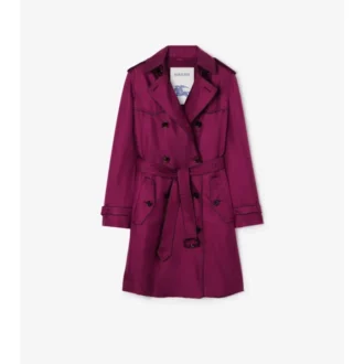 Długi jedwabny Trench Coat Foxfield