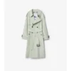 Długi, lekki bawełniany Fitzrovia Trench Coat