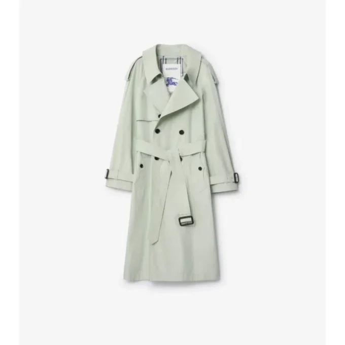 Długi, lekki bawełniany Fitzrovia Trench Coat