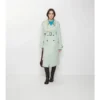 Długi, lekki bawełniany Fitzrovia Trench Coat