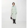 Długi, lekki bawełniany Fitzrovia Trench Coat