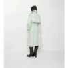 Długi, lekki bawełniany Fitzrovia Trench Coat